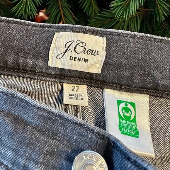 J. Crew ‘9” High-Rise Toothpick Jean’ in “Charcoal Wash” Size 27 ASO Meghan M - Picture 8 of 16